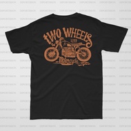 TWO WHEELS 4EVER SHORT-SLEEVED T-SHIRT TWO WHEELS 4EVER MOTORCYCLE SHORT-SLEEVED/