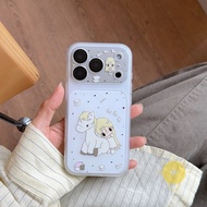 For iPhone 16 Pro Max Case TPU Phone Case For iPhone 17 Pro Max 16 15 Cover 手机壳 Aesthetic Korean Cut