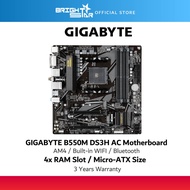 GIGABYTE B550M DS3H AC Micro AM4 MATX DDR4 WIFI Motherboard