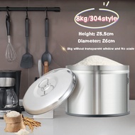 aesthetic rice dispenser 25 kg stainless 5kg/10kg/15kg/50kg capacity rice storage container rice box