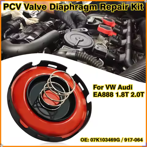 PCV Valve Diaphragm Repair Kit 07K103469G 917-064 for VW Audi EA888 1.8T 2.0T Engine Crankcase Vent 