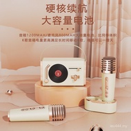 Subwoofer Bluetooth Speaker Microphone Speaker All-in-One Machine K Song Outdoor Wireless Microphone