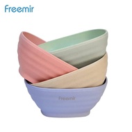 Freemir Wheat stripe square bowl set 4PCS 14cm WB4F- 8601
