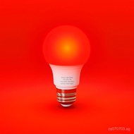 Red Light Bulbs for Sleep 670nm Natural Sleep Aid Lamp Blue Light Blocking 7W E26 Base for Relaxatio