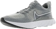 Nike Men's React Infinity Run Flyknit 2 Running Shoes Particle Grey/Grey Fog/Black/White Size 7.5