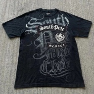 Y2K Dark Grunge Skull Badge Streetwear Short Sleeve Top For Men Women