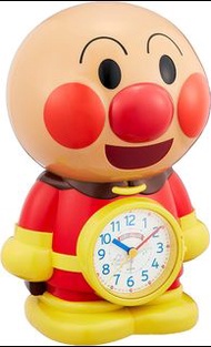 全新 日版 麵包超人 Anpanman 日語 鬧鐘 27x19x16cm RHYTHM Clock Official Product