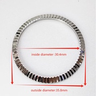 For 36mm 16013 16018 16233 16234 16203 Rolex Datejust36 316L Steel Silver Bezel 30.4mm