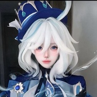 Genshin Impact/Furina/Genshin Furina cosplay Water God Furina Furina/Furina Wig/covs