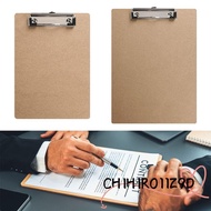 CHIHIRO11Z9D Writting Pad, Wood A4 A5 Clipboards, Durable Low Profile Clip Wood Board Classic Memo F