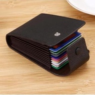 Vertical Leather Credit Card Wallet Credit Card Holder Wallet