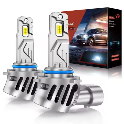 2Pcs H11 HB3 HB4 LED Headlight Bulb Mini Wireless 12V 70W 7000LM 6000K CSP for Car Lamps Auto Diode 