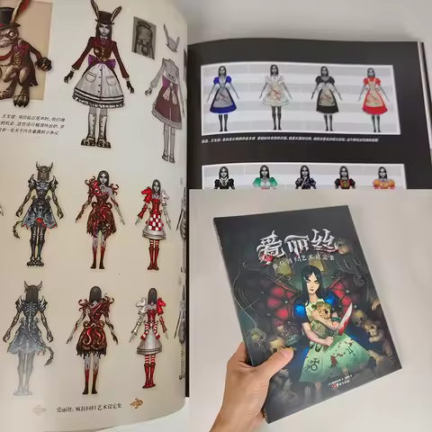 The Art Of Alice: Madness Returns Hardcover Art Book - Gothic Dark Fantasy Game Artwork Collection B
