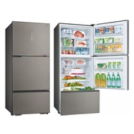 【SANLUX 台灣三洋】【SR-V610C-D】606公升三門變頻晶鑽銀福利品只有一台冰箱(含標準安裝)
