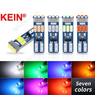 KEIN 5PCS W3W T5 LED Instrument Panel Light 73 74 17 27 Neo Wedge Dashboard Side Lamp Auto Motorcycl