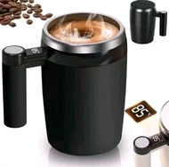 HQ-116 400ml Self Stirring Mug SUS304 Stainless Steel Rechargeable Auto Magnetic Coffee Mug with Sti