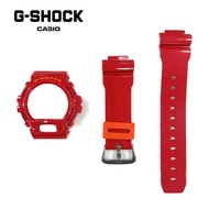 (Original) G-Shock DW-6900CB-4 Band And Bezel Glossy Red
