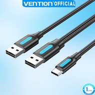 Vention 3A USB C Cable With USB Power Supply Fast Charging Cable Andriod Cellphone