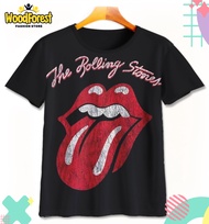Kaos Anak The Rolling Stones v1 Baju Anak Musik Band The Rolling Stones 3D Printing Untuk Umur 1-12