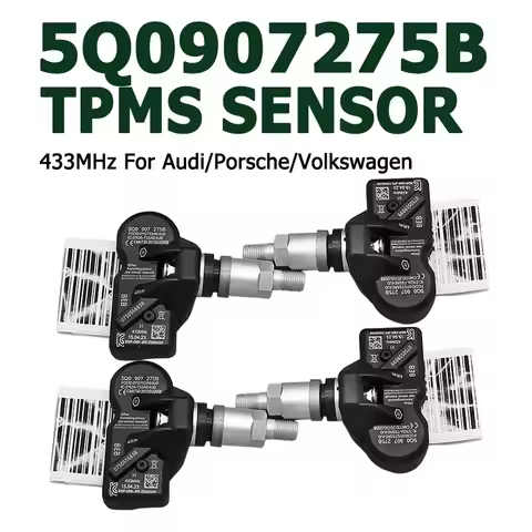TPMS Sensor 5Q0907275B 433MHz Car Tire Pressure Monitoring Systems Pre-Programmed For Audi Q3 A3 A4 