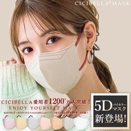 日本Cicibella 5D小顏口罩 20個