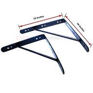 12" x 14" per pcs K-KEONG HEAVY DUTY EPOXY L BRACKET|L SHAPE BRACKET|SHELF BRACKET|RACK BRACKET|HEAV