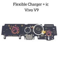 Flexible Charger + ic Vivo V9 Flexibel Konektor Cas Charger VIVO V9