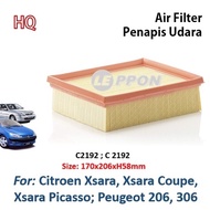 Leppon Air Filter Citroen Xsara Coupe Picasso Peugeot 206 1.8 HDI 1.9 D 2.0 HDI 90 2.0 S16/G6 306 Pe