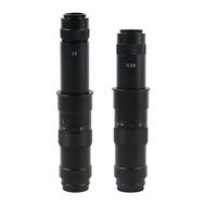 180X Microscope Video Camera Adjustable Monocular Zoom Parallel Optical Path Lens 0.5X 0.75X 1X 1.5X