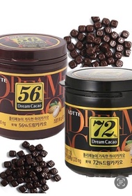 Lotte Dream Cacao 56% 72% 82% ลอตเต้ดรีมคาเคา ดาร์คช็อกโคกแลต