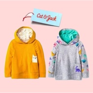 GIRLS' SWEATHER HOoDIE CAT & JACK CLOTHES