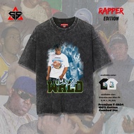 SUPERIOR Kaos Rapper Juice WRLD Oversized washed tshirt Oversize slimfit sandwash WRLD-1