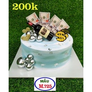 Fake cakes, wine-themed cakes for attractive bakery display