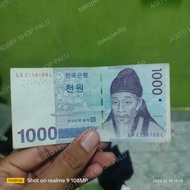 Uang 1000 Won Korea