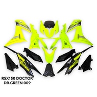 Doctor Cover Set Honda RSX RS-X 150 RS150 V3 Plug And Play PNP CoverSet Kosong Plain Standard Racing Cutting Putih Hijau