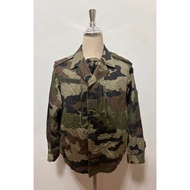 No.231 Vintage French Army F2 Camo Shirt 90s-2000s Camouflage Jacket 90s-2000s