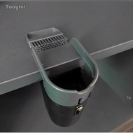 [Tooyful] Desktop Mini Desk Trash Can 2 in 1 Broom Lid for Apartment Dorm Restaurant