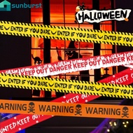 Halloween Warning Line - Halloween Horror Atmosphere Prop - Keep Out Danger Warning Line - Danger Si