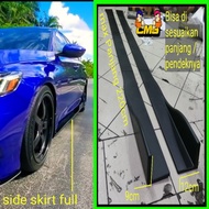 splitter Side skirts samping suzuki ignis. sideskirts ignis. bumper ignis bodykit samping suzuki ign