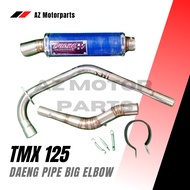 Exhaust Emissions Motorcycle Parts ♞Daeng Pipe for TMX 125/155 (Big Elbow) 44mm♀