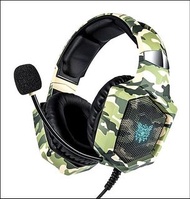 Onikuma新迷彩綠色▶️耳機耳機PS4的耳機 Onikuma New Camouflage Green ▶️ing Gamer Headset Headphones Earphones For Ps4