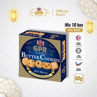 GPR Classic Butter Cookies (80g) Halal Butter Cookies Premium Wedding Doorgift Set Kahwin Office Sna