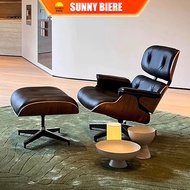 SNB Eames Lounge Chair Single Sofa Chair Lounge Chair Leisure Chair Genuine Leather Minimalist Desig