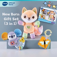 VTech 3 in 1 Newborn Gift Set (Fox & Friiends gift Set) for new born babies toys include baby rattle