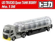 Takara Tomy Tomica No.136 UD Trucks Quon Tank Lorry Truck 1:64 Diecast Car Collectible Toys Gift