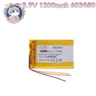 3.7V 1200Mah Lipo Lithium Polymeer Batterijen Jst Ph 2.0Mm 3pin Connector Voor Gps Dvd Recorder E-Bo