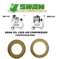 [ORIGINAL]SWAN OILLESS AIR COMPRESSOR COMPRESSION RING SPARE PARTS FOR MODEL DRS-210 & DR-115