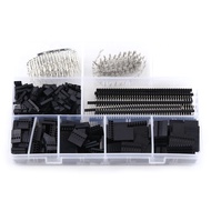 1450pcs 2.54mm Pitch Male Female Pin Crimp Header Connector Assortment Kit Jumper Wire Cable Connect