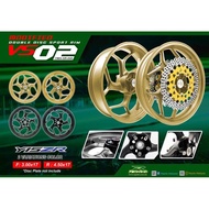RAPIDO SPORT RIM  Y15ZR DOUBLE DISC LIMITED VS02 3.0/4.5 x 17