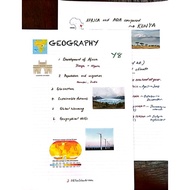 🔥[ IGCSE NOTES ] IGCSE Year 7/8/9 Geography Notes (hard copy)